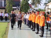 Apel gelar pasukan Operasi Ketupat Singgalang 2026 di Polres Pasaman Barat