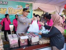 Kapolres Pasaman Barat Gelar Pasar Murah, Ratusan Warga Serbu Sembako Murah Jelang Lebaran