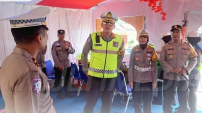 Operasi Ketupat Singgalang 2026: Kapolres Pasaman Barat Tinjau Posyan Simpang Empat