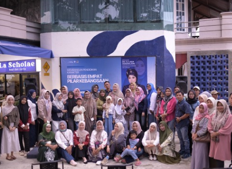 Lisda Hendrajoni dialog empat pilar kebangsaan bersama generasi muda di La Scholae Padang