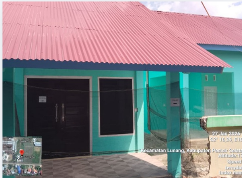 Bangunan proyek revitalisasi TK Pembina Lunang Pesisir Selatan