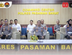 Kapolres Pasaman Barat Pimpin Zoom Meeting Persiapan Operasi Ketupat 2026