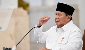Presiden Prabowo Subianto menyampaikan taklimat