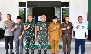 Sambut Dandim 0312 Padang Letkol Inf Faiq Fahmi