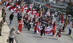 Semarak HUT ke-81 RI, Pawai Alegoris Sawahlunto