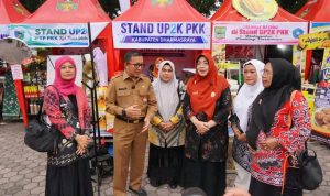 Kreativitas TP PKK Dharmasraya Goresan Lumpur