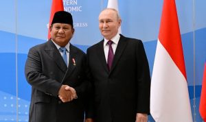 Prabowo dan Putin Bertemu di Vladivostok