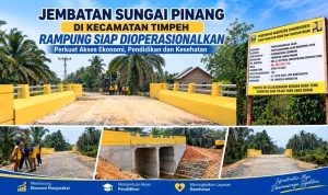 Rp952 Juta Digelontorkan, Jembatan Sungai Pinang